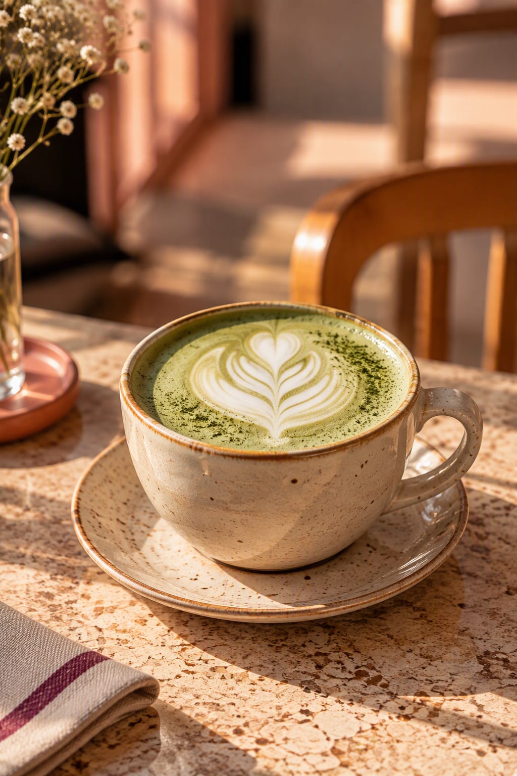 Classic iced matcha